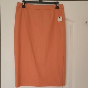 NWT Anne Klein Escape Peach Skirt